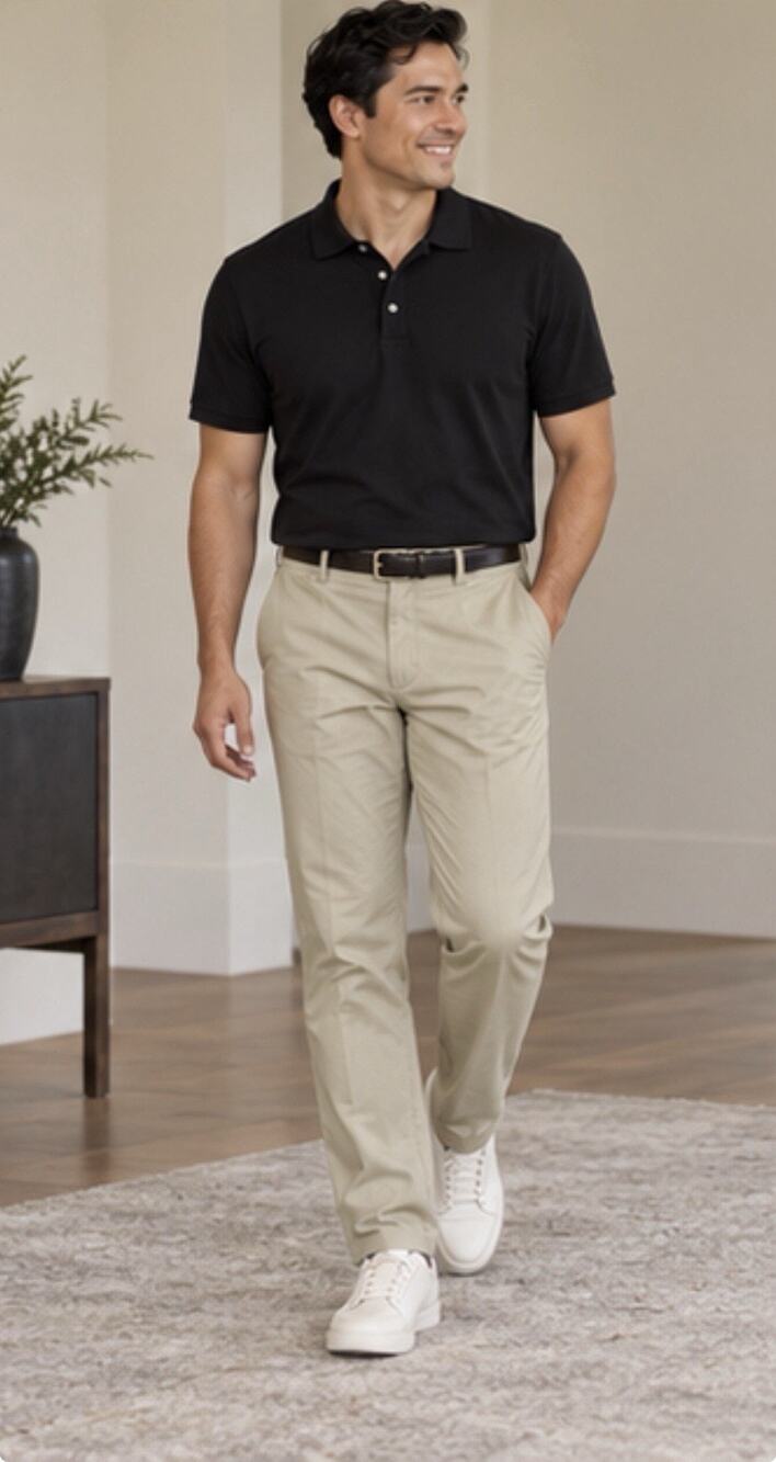 Banana Republic Emerson Chino Pants Mens 34x32 Khaki Straight Fit Cotton
